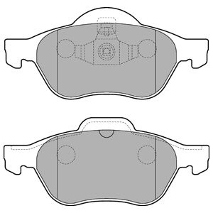 Слика на плочки DELPHI LP2252 за Renault Megane 2 Saloon 1.6 - 105 коњи бензин