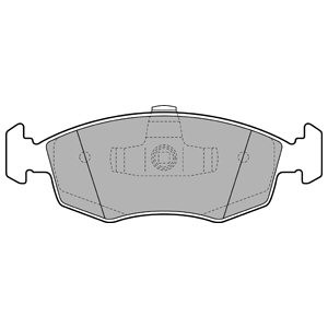 Слика на плочки DELPHI LP2274 за Fiat Panda 312,323 0.9 - 78 коњи бензин