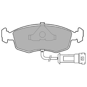 Слика на плочки DELPHI LP457 за Ford Granada MK 3 Estate (gge) 2.5 TD - 92 коњи дизел