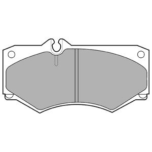 Слика на плочки DELPHI LP468 за Mercedes G-class (w463) G 350 d (463.348) - 245 коњи дизел