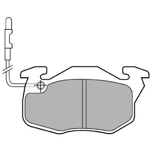 Слика на плочки DELPHI LP490 за Renault Rapid Box 1.9 D (F40P, F40N, F40E) - 64 коњи дизел