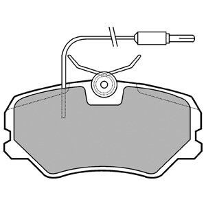 Слика на плочки DELPHI LP564 за Peugeot 405 Saloon (4B) 2.0 - 121 коњи бензин