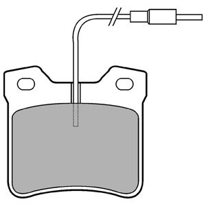 Слика на плочки DELPHI LP667 за Peugeot 406 Estate 3.0 V6 - 207 коњи бензин