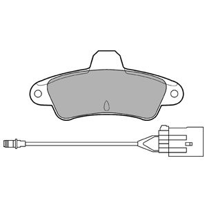 Слика на плочки DELPHI LP853 за Ford Mondeo 1 Clipper (BNP) 1.8 i 16V 4x4 - 115 коњи бензин