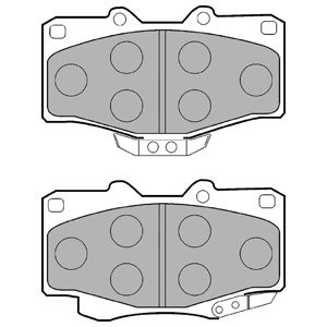 Слика на плочки DELPHI LP854 за Toyota Land Cruiser (J7) 3.4 D (BJ70_V, BJ73_) - 95 коњи дизел