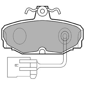 Слика на плочки DELPHI LP868 за Ford Sierra Estate (BNG) 2.0 4x4 - 120 коњи бензин