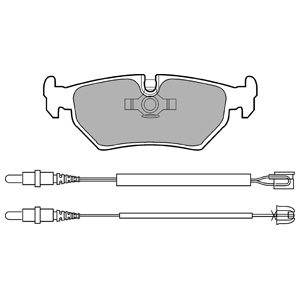 Слика на плочки DELPHI LP910 за Citroen Synergie 22,U6 2.0 - 121 коњи бензин