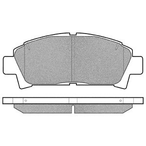 Слика на плочки DELPHI LP940 за Toyota Avensis Liftback (T22) 1.6 VVT-i - 110 коњи бензин