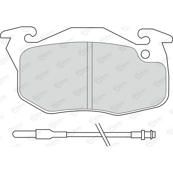 Слика на плочки DURON DBP340729 за Citroen Saxo S0,S1 1.0 X - 50 коњи бензин