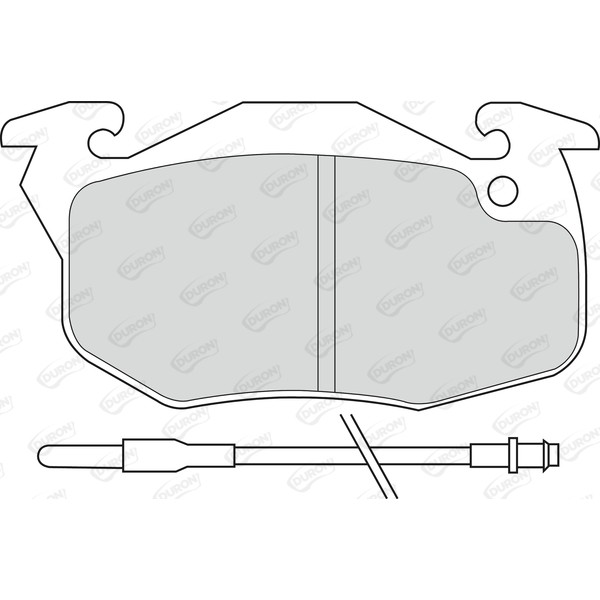 Слика на плочки DURON DBP350393 за Citroen Saxo S0,S1 1.5 D - 58 коњи дизел