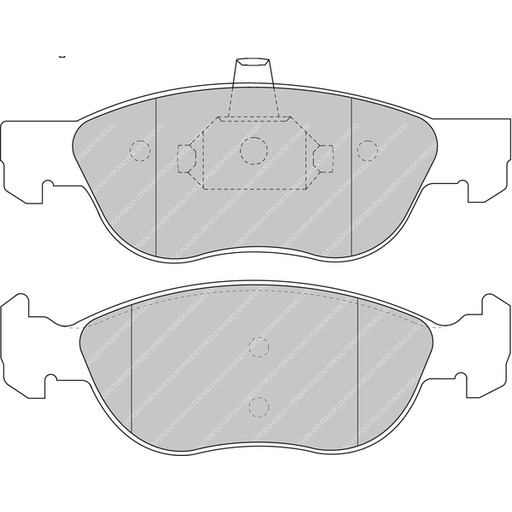 Слика на плочки FERODO RACING FCP1056H за Alfa Romeo 145 (930) Hatchback 1.4 i.e. 16V T.S. - 103 коњи бензин