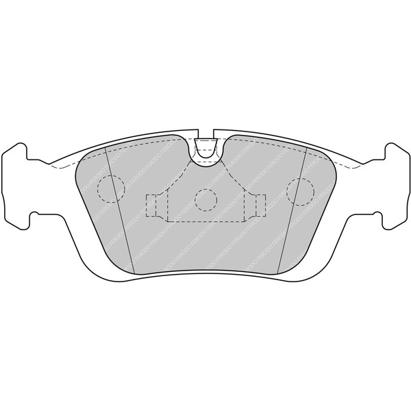 Слика на плочки FERODO RACING FCP1300H за BMW 3 Sedan E46 318 d - 116 коњи дизел