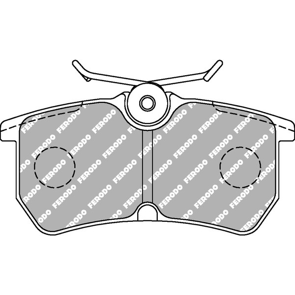 Слика на плочки FERODO RACING FCP1319H за Ford Focus Estate (dnw) 1.4 16V - 75 коњи бензин