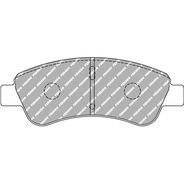 Слика на плочки FERODO RACING FCP1399Z за Peugeot Partner Combispace (5F) 1.6 Flexfuel - 109 коњи Бензин/Етанол