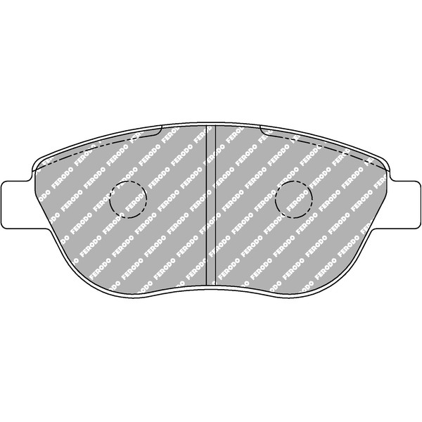 Слика на плочки FERODO RACING FCP1467Z за Fiat Punto 199 1.4 T-Jet - 120 коњи бензин