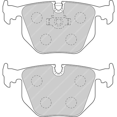 Слика на плочки FERODO RACING FCP1483H за BMW 3 Touring E46 330 d - 204 коњи дизел
