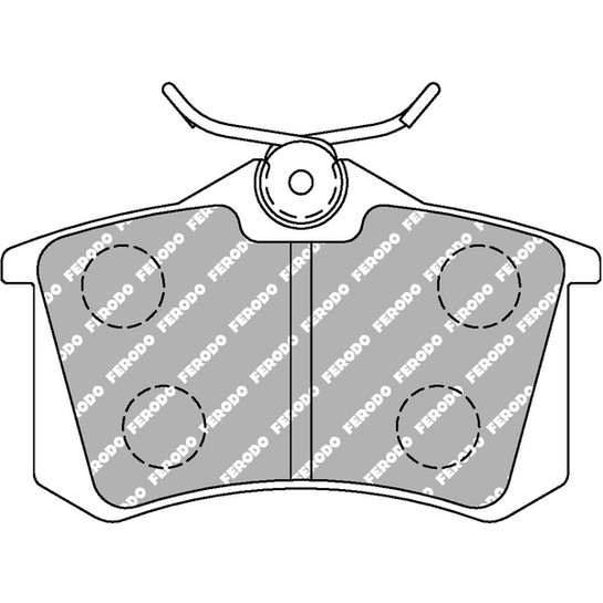 Слика на плочки FERODO RACING FCP1491H за Renault Megane 3 Hatchback 2.0 TCe (BZ0K) - 180 коњи бензин