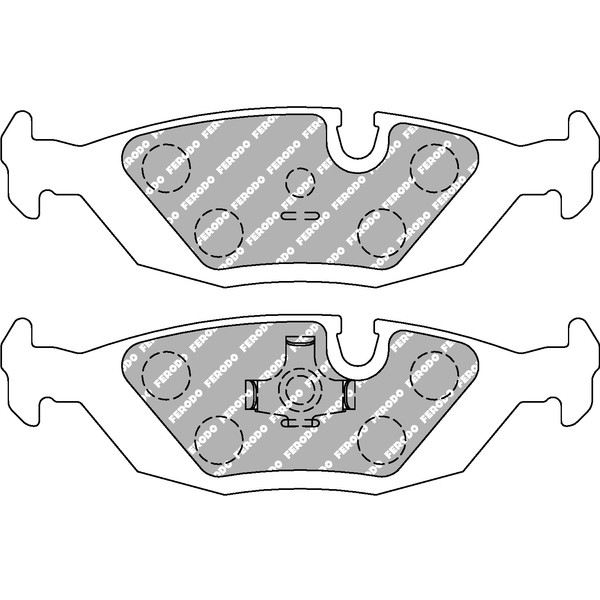 Слика на плочки FERODO RACING FCP296R за BMW 3 Coupe E30 316 - 90 коњи бензин