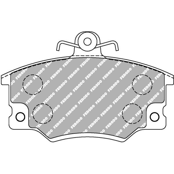 Слика на плочки FERODO RACING FCP370H за Alfa Romeo 145 (930) Hatchback 1.7 i.e. 16V - 129 коњи бензин