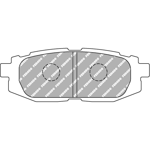 Слика на плочки FERODO RACING FCP4187W за Subaru Outback (BM,BR) 3.6 - 249 коњи бензин