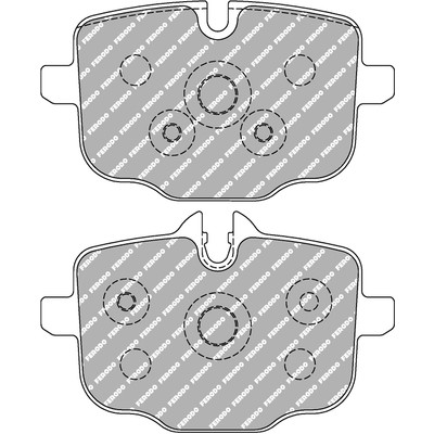 Слика на плочки FERODO RACING FCP4381H за BMW 5 Sedan F10 ActiveHybrid - 340 коњи бензин/ електро