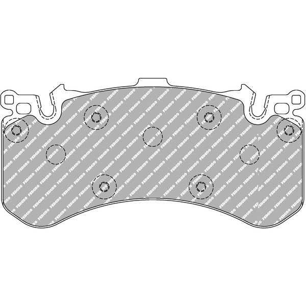 Слика на плочки FERODO RACING FCP4468H за Audi A7 Sportback (4GA) S7 quattro - 420 коњи бензин