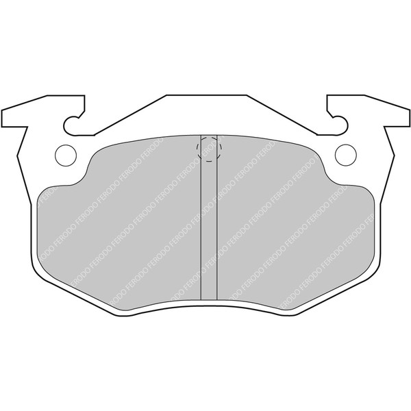 Слика на плочки FERODO RACING FCP558R за Citroen Saxo S0,S1 1.6 - 101 коњи бензин