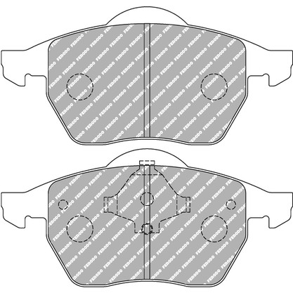 Слика на плочки FERODO RACING FCP590H за VW Golf 3 (1H1) 2.8 VR6 - 174 коњи бензин