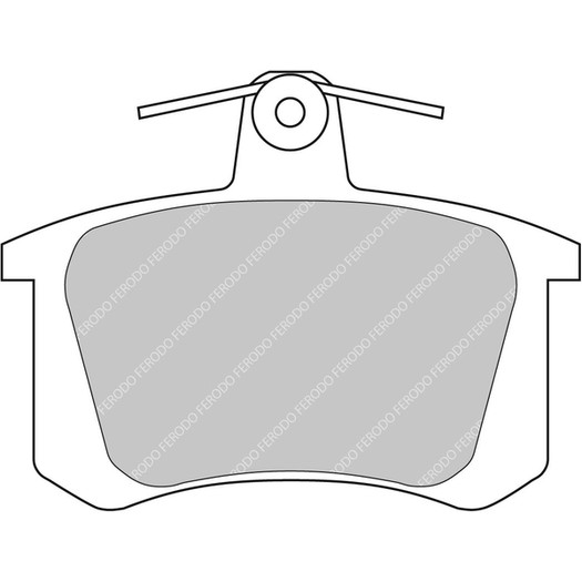 Слика на плочки FERODO RACING FCP596H за Audi 100 Sedan (44, 44Q, C3) 2.2 - 137 коњи бензин