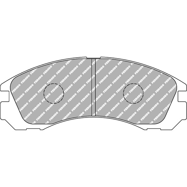 Слика на плочки FERODO RACING FCP765H за Mitsubishi Eclipse Coupe (D3) 2.0 Turbo 4WD - 214 коњи бензин