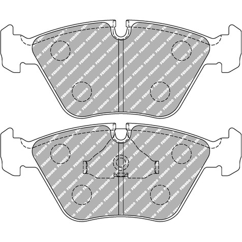 Слика на плочки FERODO RACING FCP779R за BMW 5 Touring E34 518 i - 115 коњи бензин