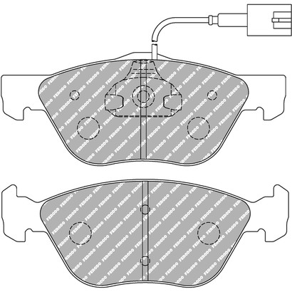 Слика на плочки FERODO RACING FDS1052 за Alfa Romeo 156 (932) Sedan 2.4 JTD (932AXC) - 150 коњи дизел