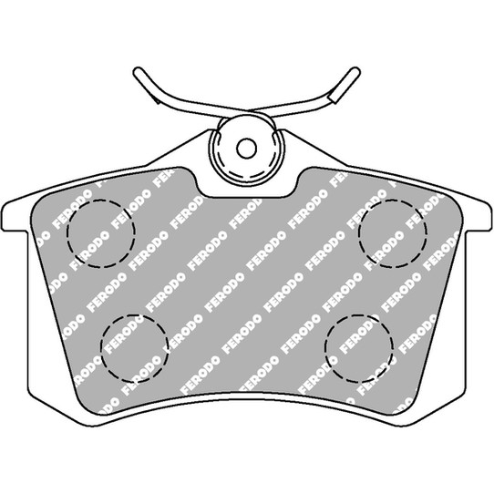 Слика на плочки FERODO RACING FDS1083 за Citroen C8 EA,EB 2.0 16V - 141 коњи бензин