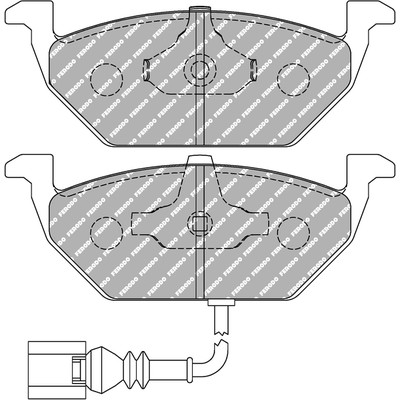 Слика на плочки FERODO RACING FDS1398 за Seat Toledo 3 (5P2) 2.0 FSI - 150 коњи бензин