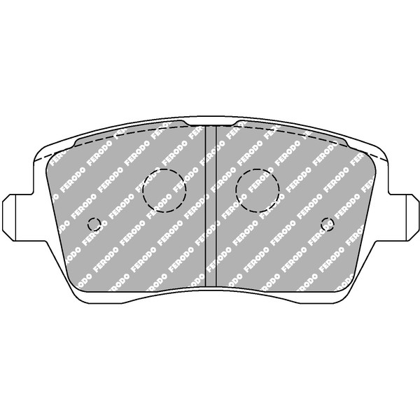 Слика на плочки FERODO RACING FDS1617 за Renault Modus 1.5 dCi (FP0G, JP0G) - 68 коњи дизел