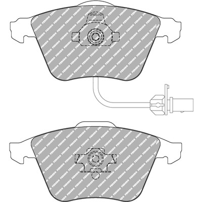 Слика на плочки FERODO RACING FDS1629 за Audi A6 Allroad (4FH, C6) 3.0 TDI quattro - 233 коњи дизел