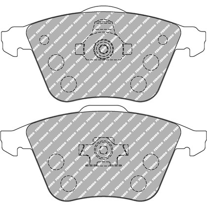 Слика на плочки FERODO RACING FDS1706 за Volvo C30 D5 - 180 коњи дизел