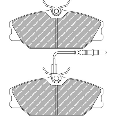 Слика на плочки FERODO RACING FDS406 за Renault 25 (B29) 2.2 (B29E) - 124 коњи бензин