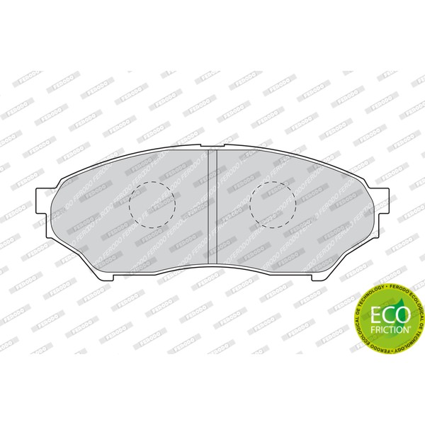 Слика на плочки FERODO PREMIER ECO FRICTION FDB1596 за Mitsubishi Pajero TR4 (H6W,H7W) GDI (H67W, H77W) - 129 коњи бензин