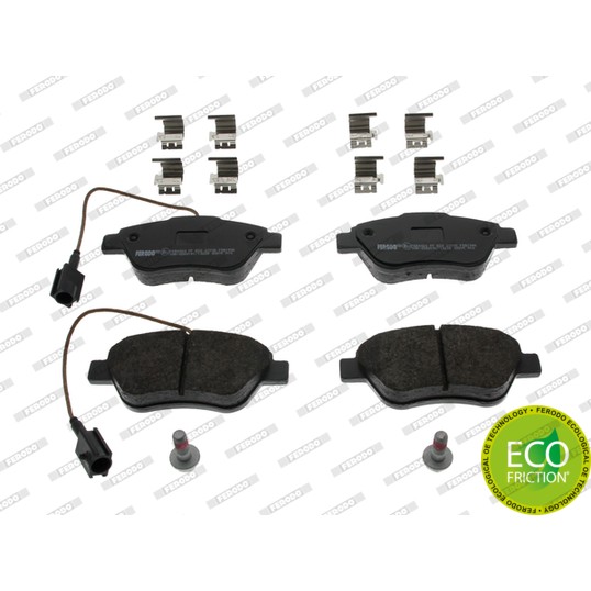 Слика на плочки FERODO PREMIER ECO FRICTION FDB1946 за Fiat Punto Evo 1.3 D Multijet - 75 коњи дизел