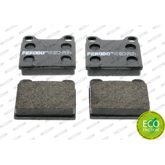 Слика на плочки FERODO PREMIER ECO FRICTION FDB2M за Volvo 240 Saloon (P242, P244) 2.0 - 97 коњи бензин