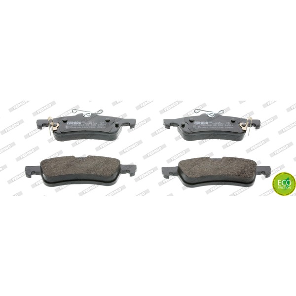 Слика на плочки FERODO PREMIER ECO FRICTION FDB4041 за Toyota Yaris Sedan (CP9) 1.5 - 109 коњи бензин