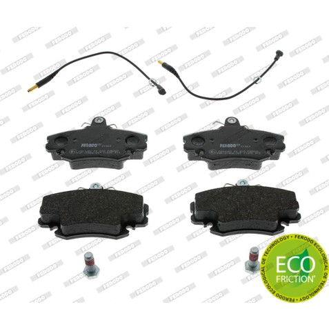 Слика на плочки FERODO PREMIER ECO FRICTION FDB845 за Renault Clio 2 1.6 16V (BB01, BB0H, BB0T, BB14, BB1D, BB1R, BB2KL...) - 107 коњи бензин