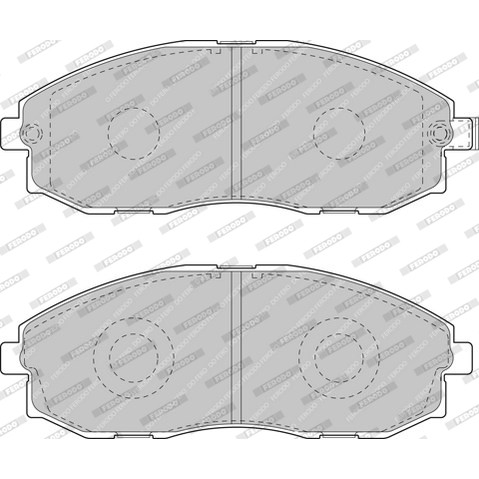 Слика на Плочки FERODO PREMIER ECO FRICTION FVR1498