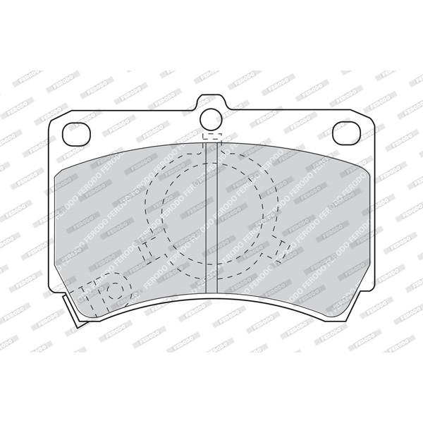 Слика на плочки FERODO PREMIER FDB993 за Mazda 323 Hatchback (BF) 1.5 i - 95 коњи бензин