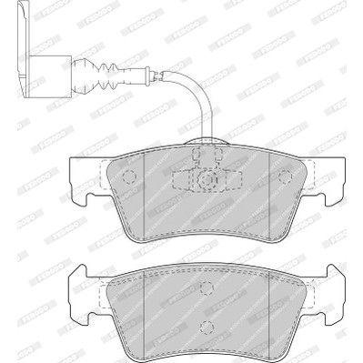 Слика на плочки FERODO PREMIER FVR1647 за VW Multivan 5 1.9 TDI - 84 коњи дизел