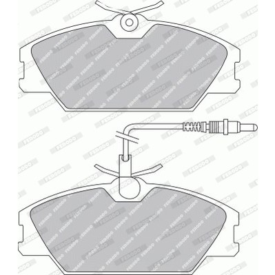 Слика на плочки FERODO SL FSL406 за Renault Megane 1 Coach (DA0-1) 2.0 16V IDE (DA03, DA0P, DA14) - 140 коњи бензин