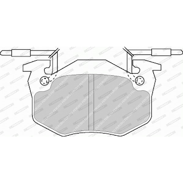Слика на плочки FERODO SL FSL428 за Citroen BX Break XB 19 - 95 коњи бензин