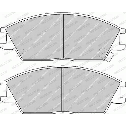 Слика на плочки FERODO SL FSL435 за Hyundai Excel Saloon (X-3) 1.5 i 12V - 88 коњи бензин