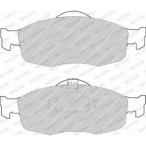 Слика на плочки FERODO SL FSL884 за Ford Mondeo 1 Estate (BNP) 1.8 TD - 88 коњи дизел